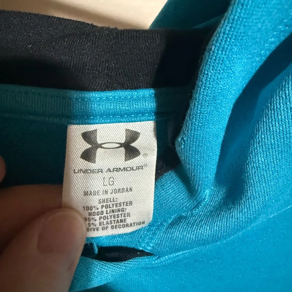 Under Armour Teal Hoodie‎ with Logo